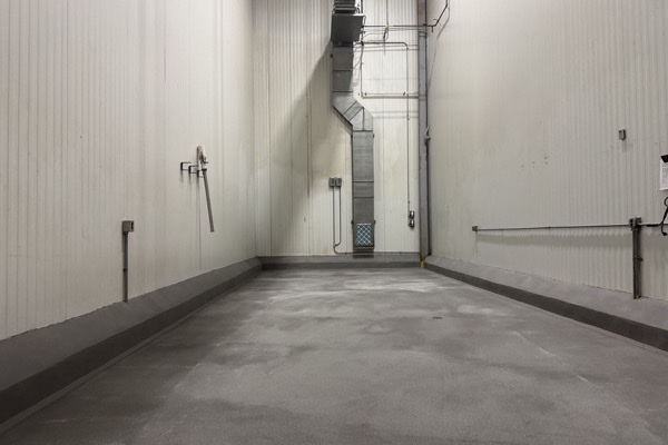 SaniCrete flooring in food manufacturing facility