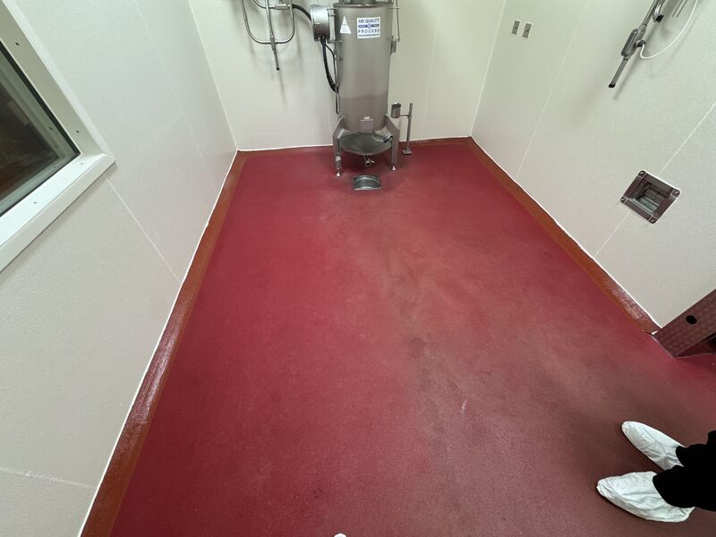 SaniCrete floor in a cheese processing plant still performing after 12 years